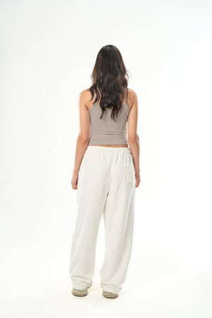 Women – Light grey Spaghetti Strap Top – Seemly Essentials