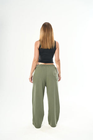 Women – Olive Green Summer Sweatpants – Seemly Essentials