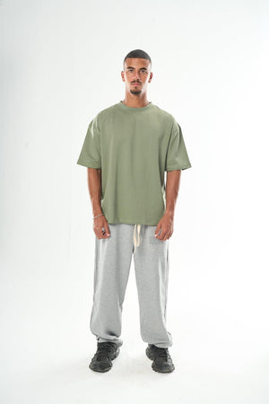 Men – Olive Green Basic T-Shirt – Seemly Essentials
