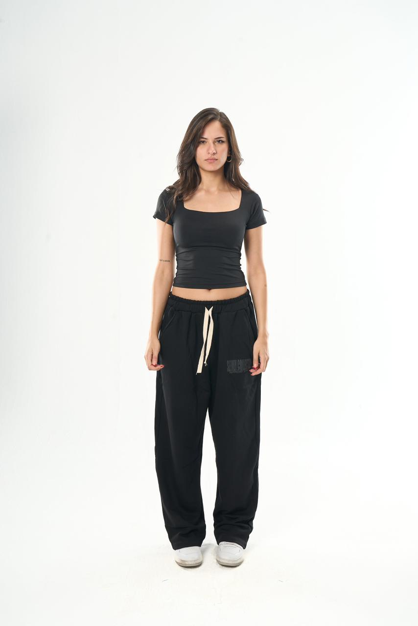 Women – Black Square Neck Top – Seemly Essentials