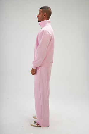 Men – Pink Q-Zip – Seemly Essentials