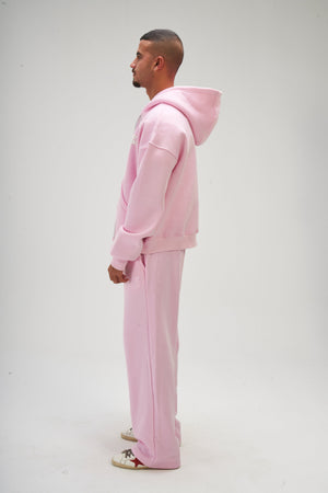 Men – Pink Zip-Up Hoodie – Seemly Essentials