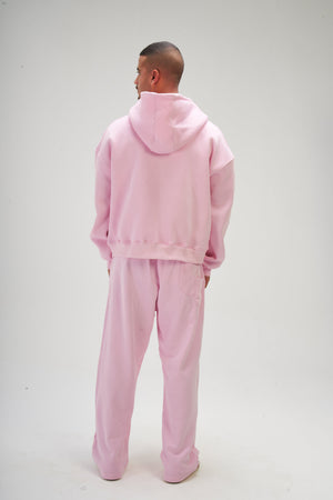 Men – Pink Zip-Up Hoodie – Seemly Essentials