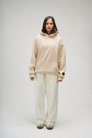 Women – Beige Basic Hoodie – Seemly Essentials