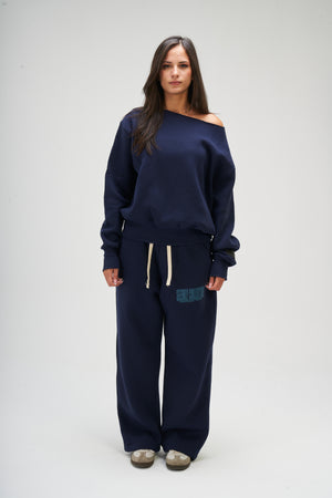 Women – Navy Blue Off Shoulder – Seemly Essentials