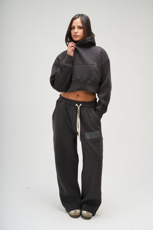 Women – Dark Grey Baby Hoodie – Seemly Essentials