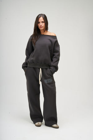 Women – Dark Grey Off Shoulder – Seemly Essentials
