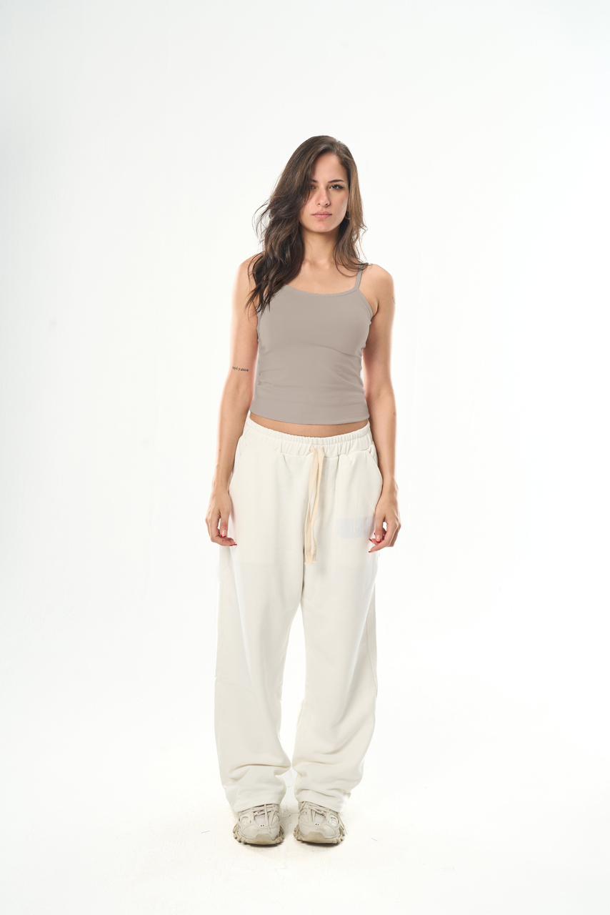 Women – Light grey Spaghetti Strap Top – Seemly Essentials