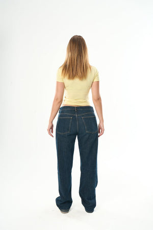 Women – Yellow Round Neck Top – Seemly Essentials