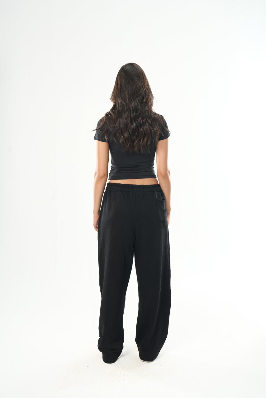 Women – Black Square Neck Top – Seemly Essentials