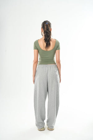 Women – Olive Green Backless Top – Seemly Essentials
