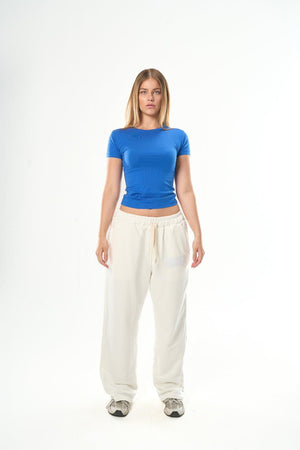 Women – Royal blue Round Neck Top – Seemly Essentials