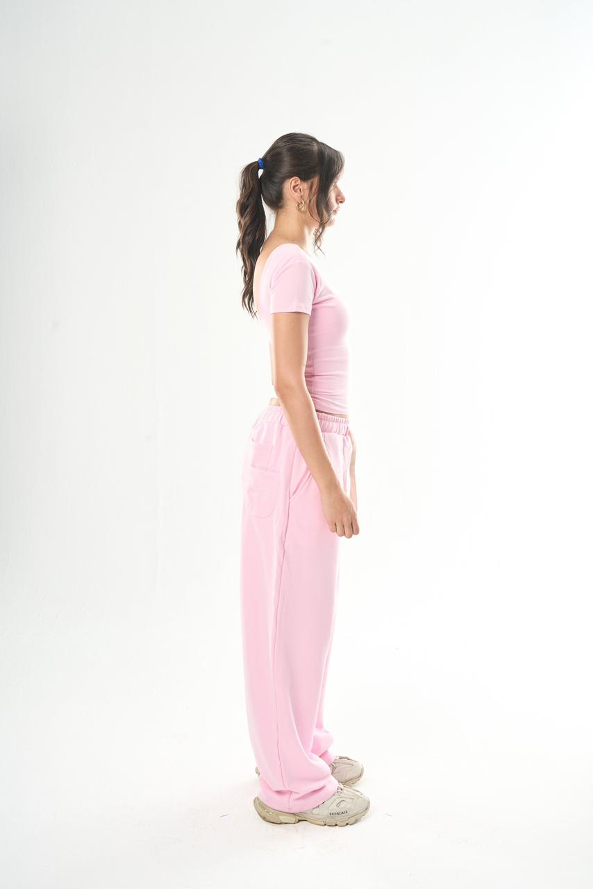 Women – Pink Backless Top – Seemly Essentials