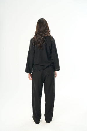 Black Women Linen Pants – Seemly Essentials