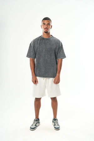 Men – Washed Gray Basic T-Shirt – Seemly Essentials