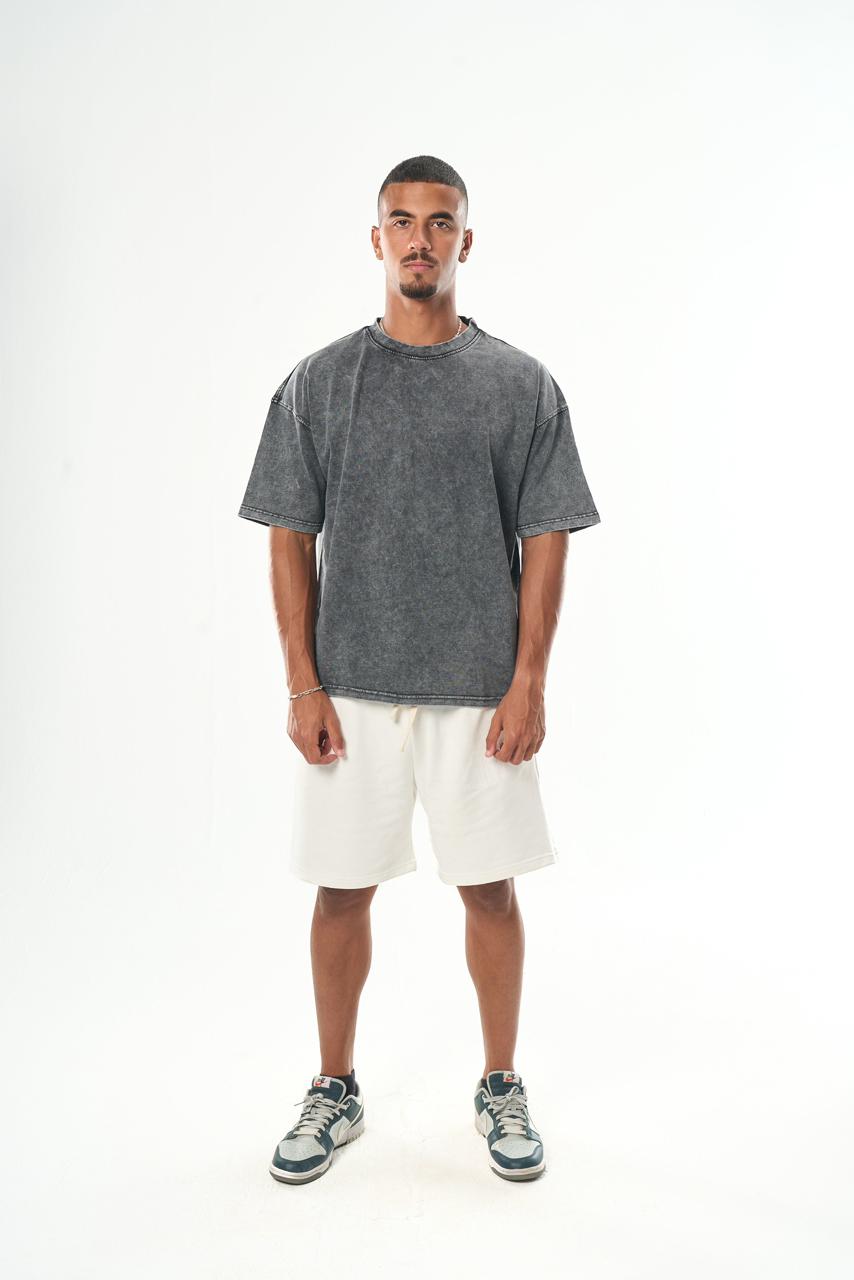 Men – Washed Gray Basic T-Shirt – Seemly Essentials