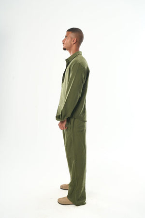 Men – Olive Green Linen Pants – Seemly Essentials