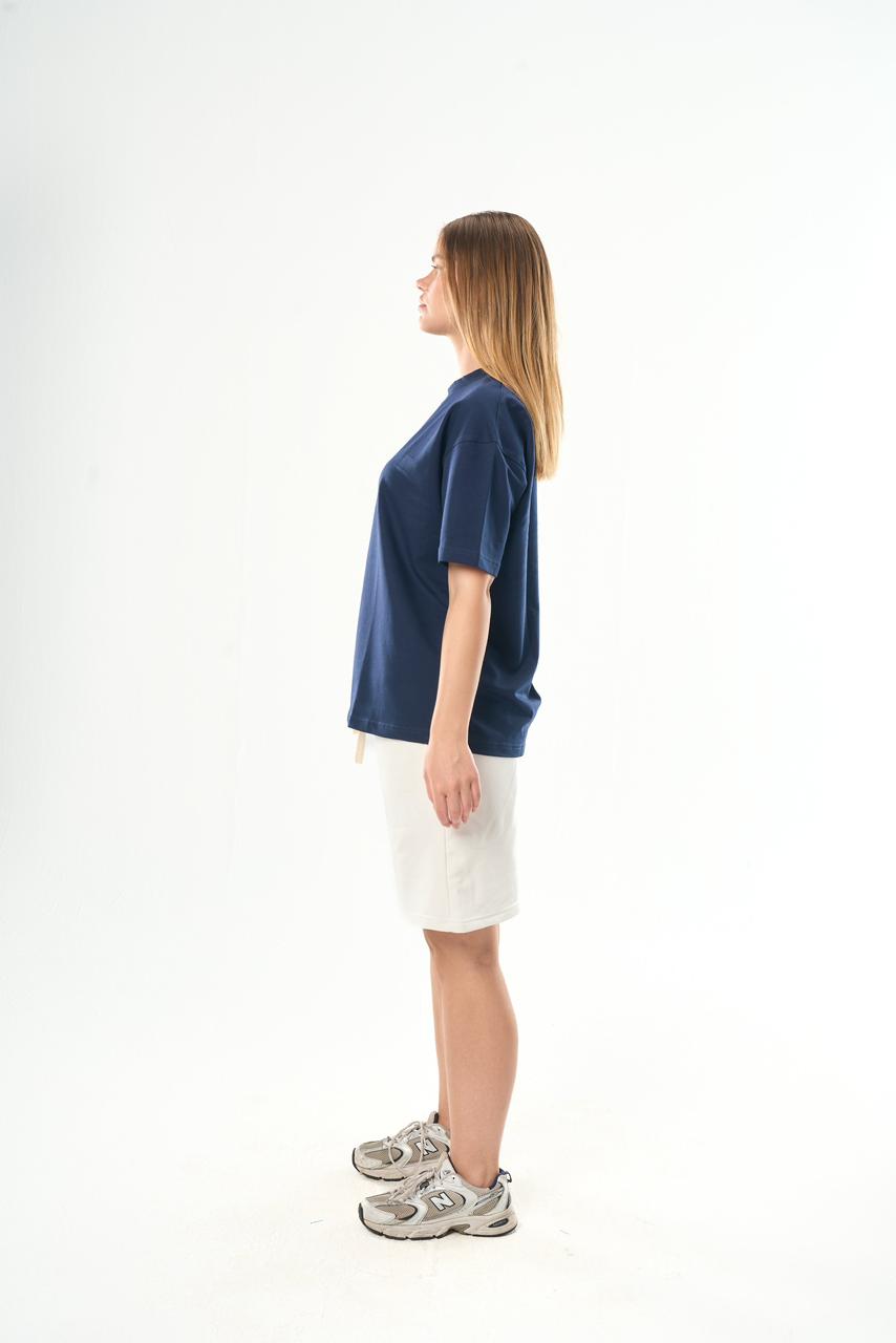 Women – Navy Blue Basic T-Shirt – Seemly Essentials