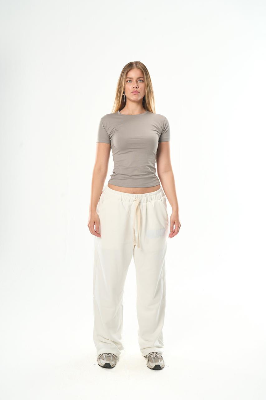 Women – Light grey Round Neck Top – Seemly Essentials