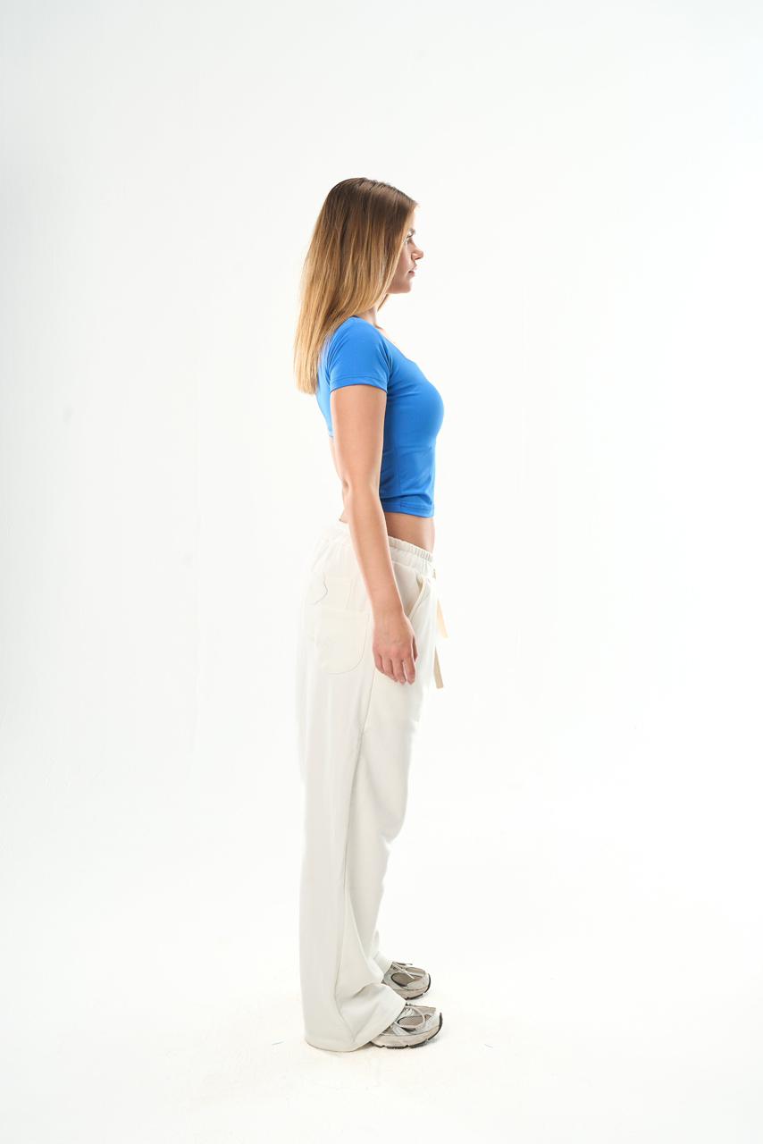 Women – Royal blue Square Neck Top – Seemly Essentials