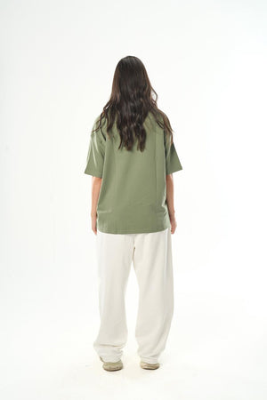 Women – Olive Green Basic T-Shirt – Seemly Essentials