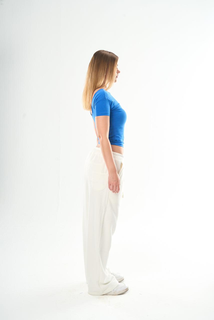 Women – Royal blue Backless Top – Seemly Essentials