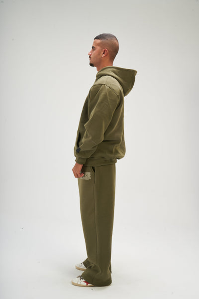 Light Olive Basic Hoodie