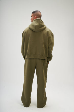 Men – Olive Zip-Up Hoodie – Seemly Essentials