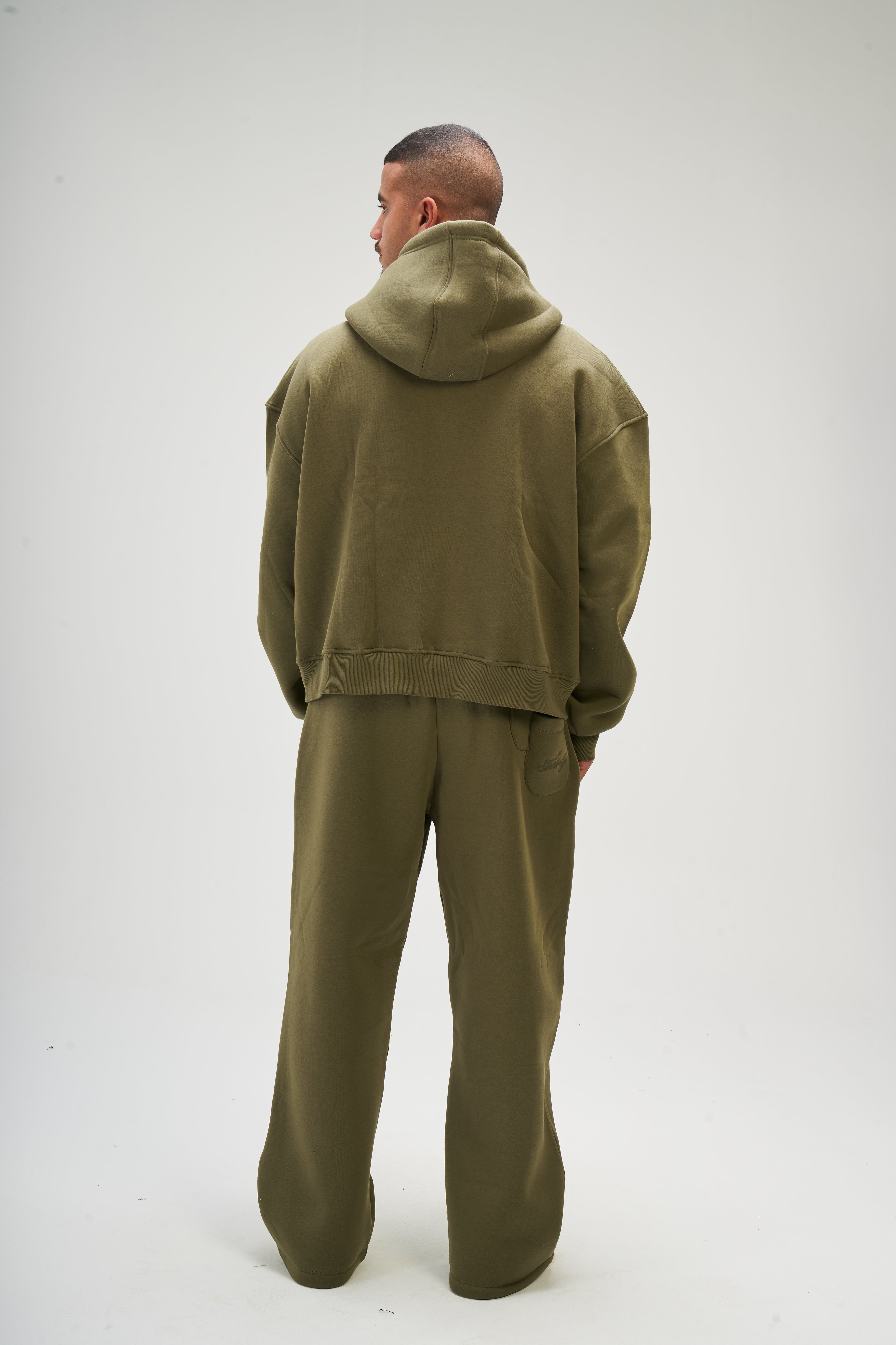 Men – Olive Zip-Up Hoodie – Seemly Essentials