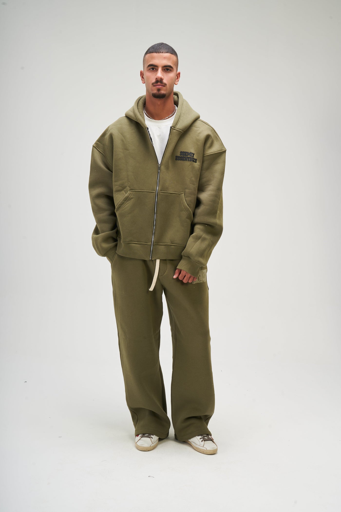 Winter Olive Sweatpants