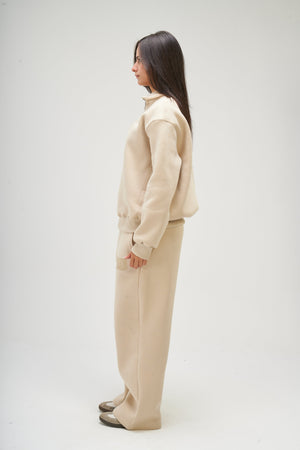 Women – Beige Winter Sweatpants – Seemly Essentials