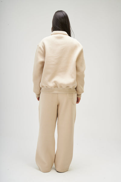 Winter Beige Sweatpants