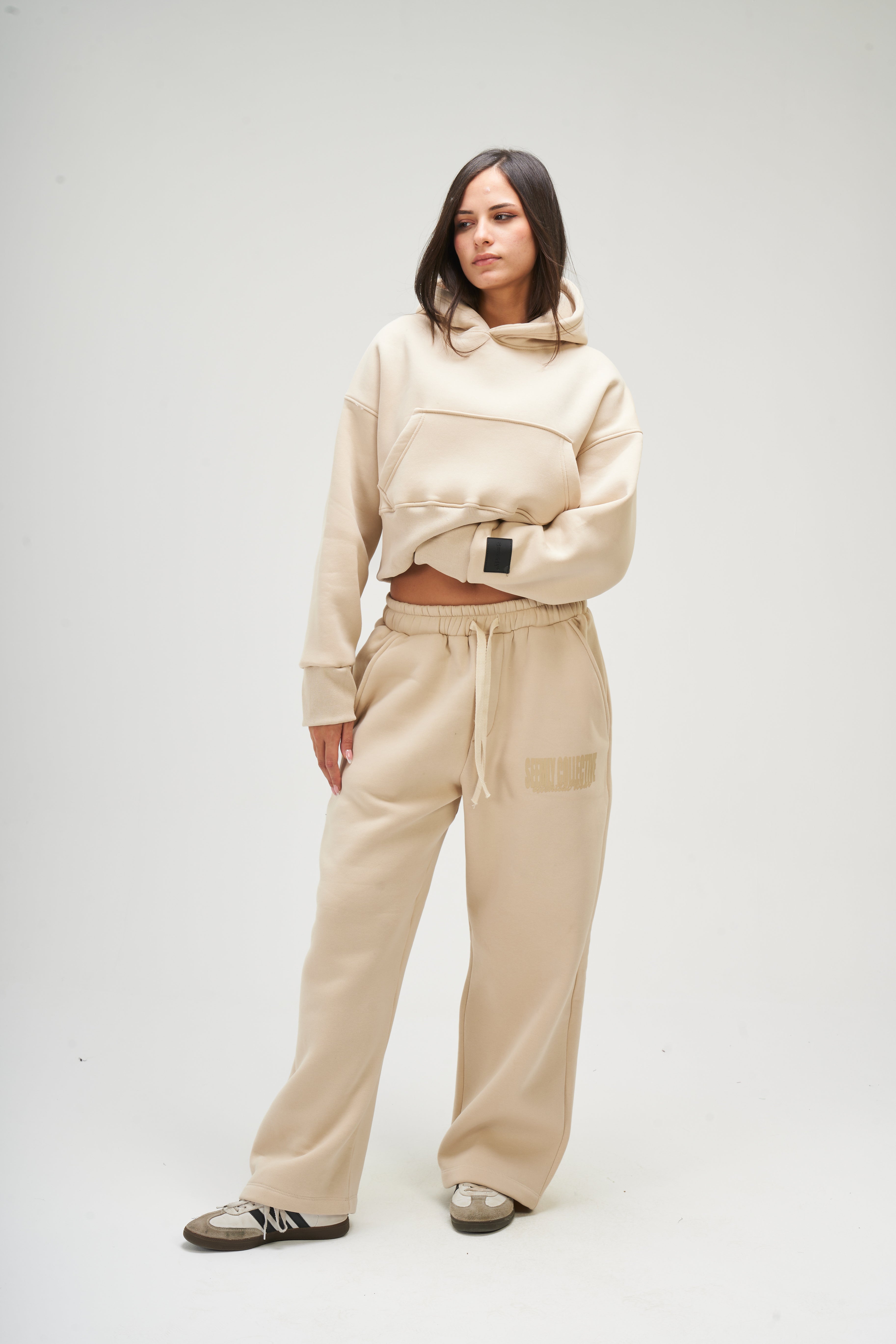 Women – Beige Baby Hoodie – Seemly Essentials