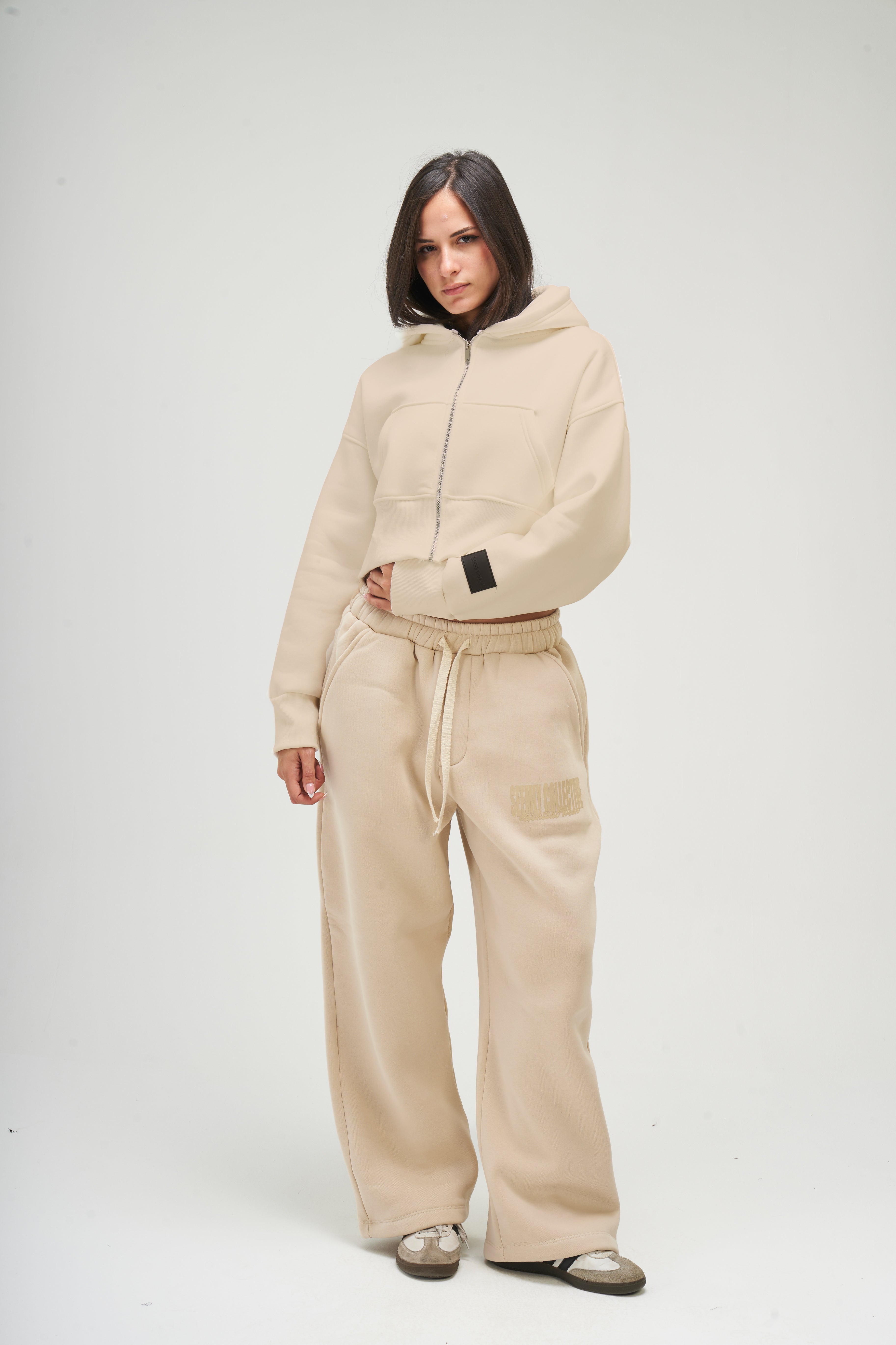 Women – Beige Baby Zip Up – Seemly Essentials