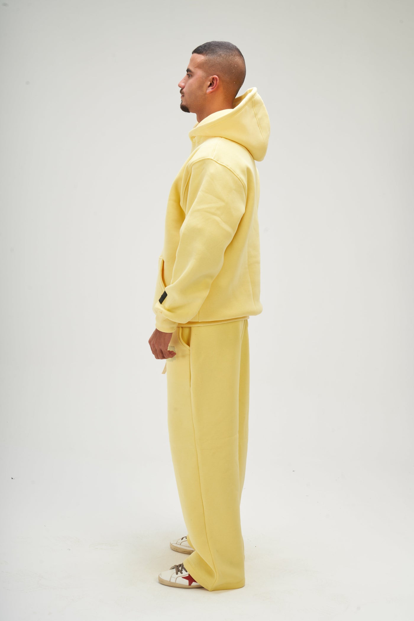 Yellow Basic Hoodie