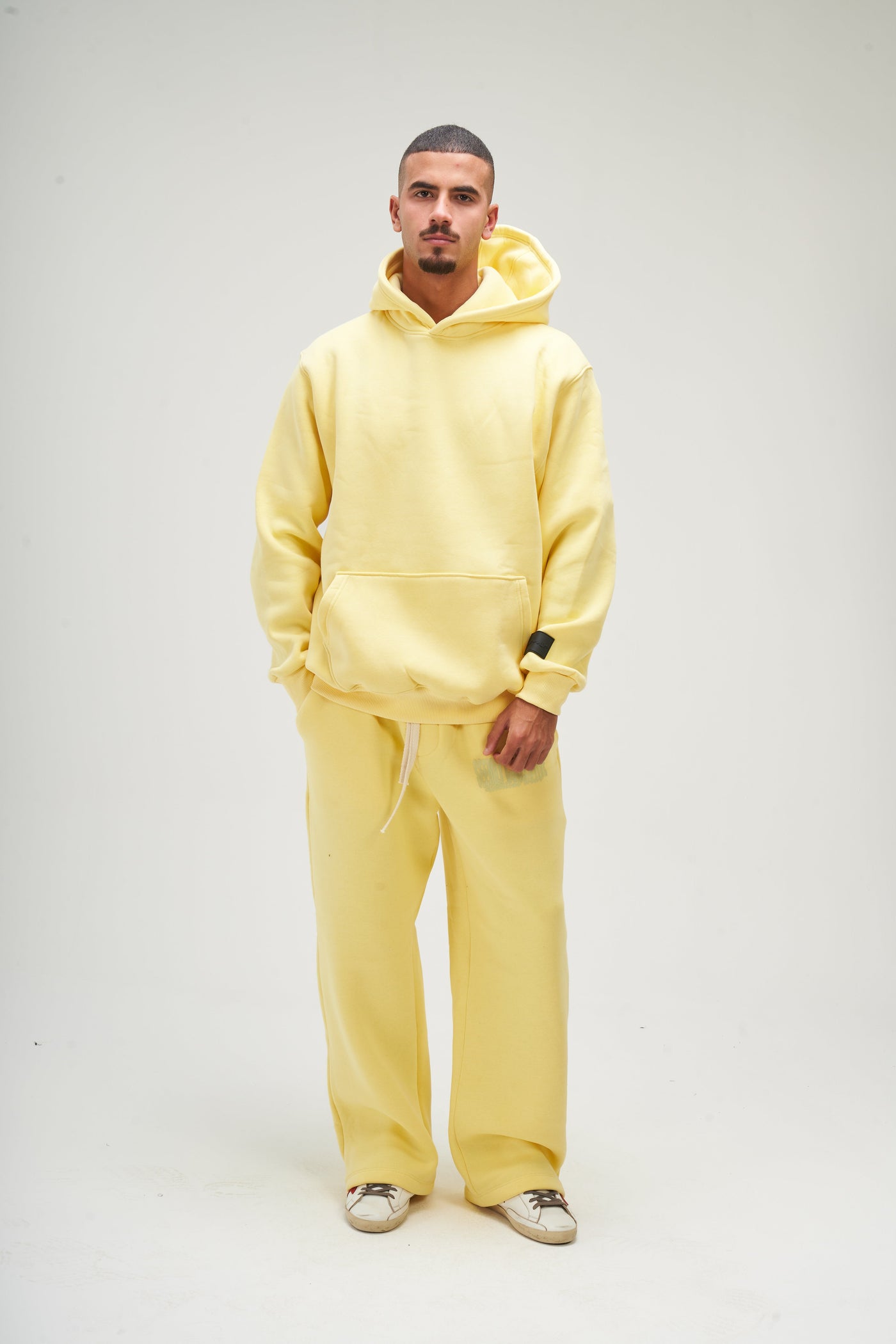 Yellow Basic Hoodie