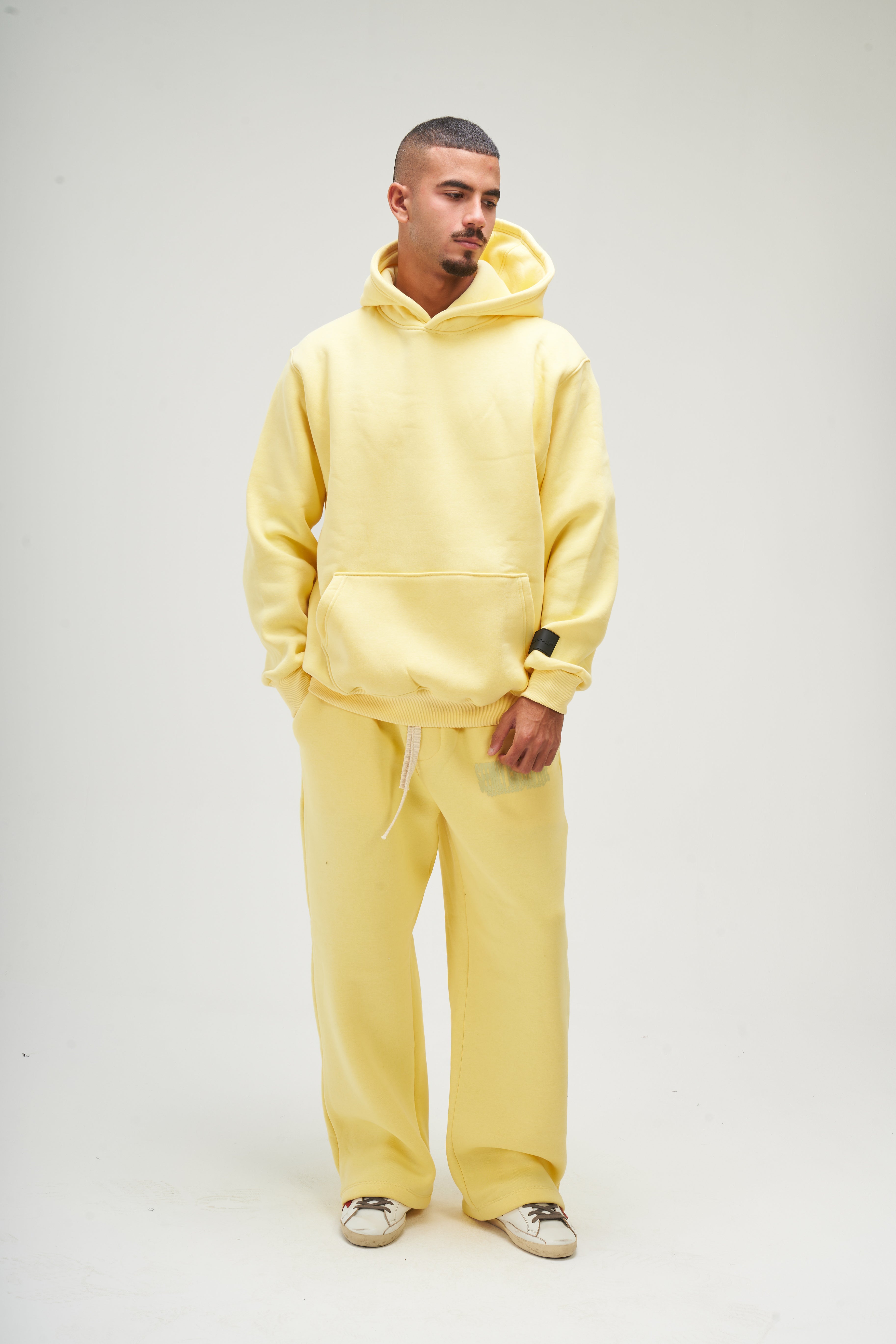 Men – Yellow Basic Hoodie – Seemly Essentials