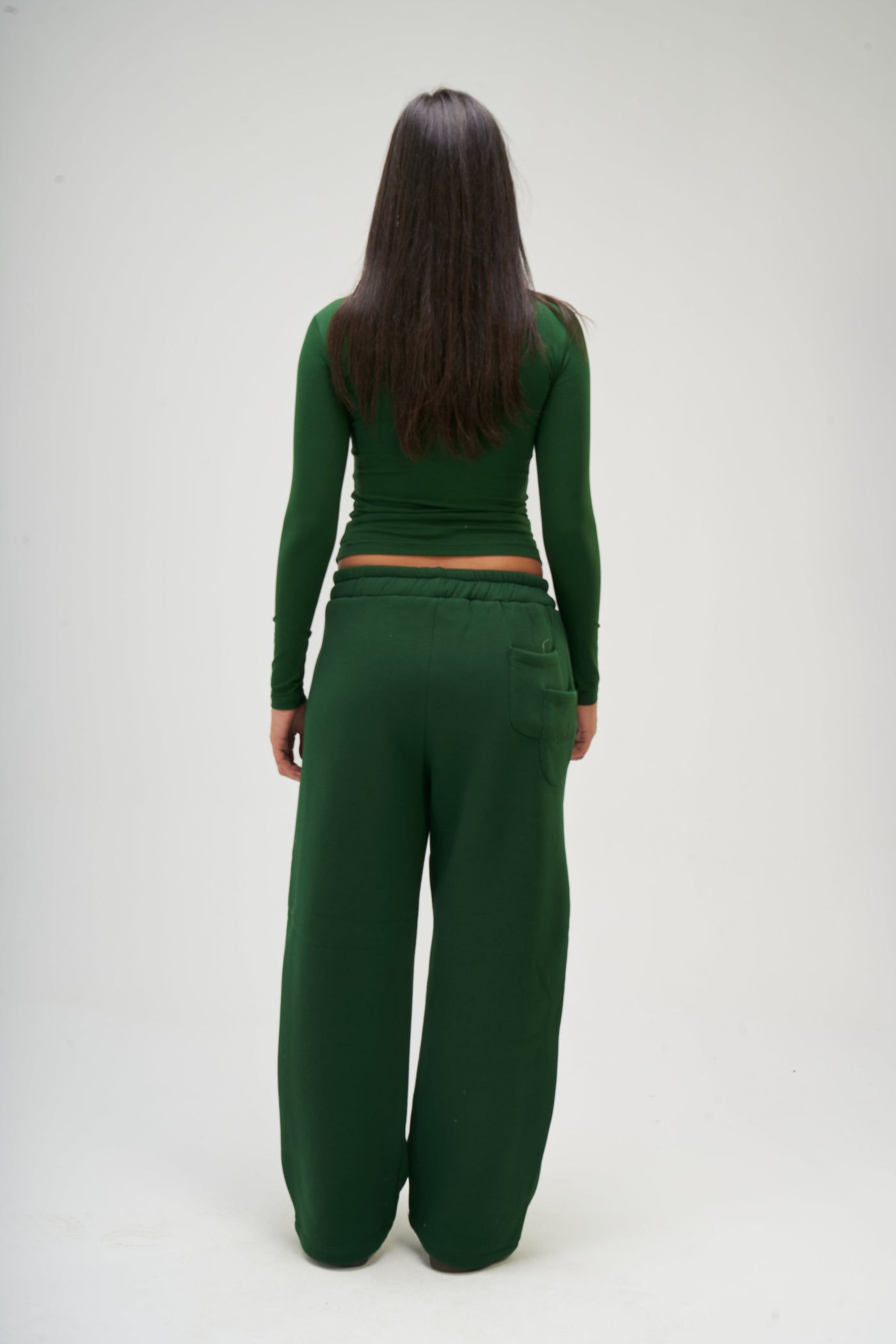 Winter Dark Green Sweatpants