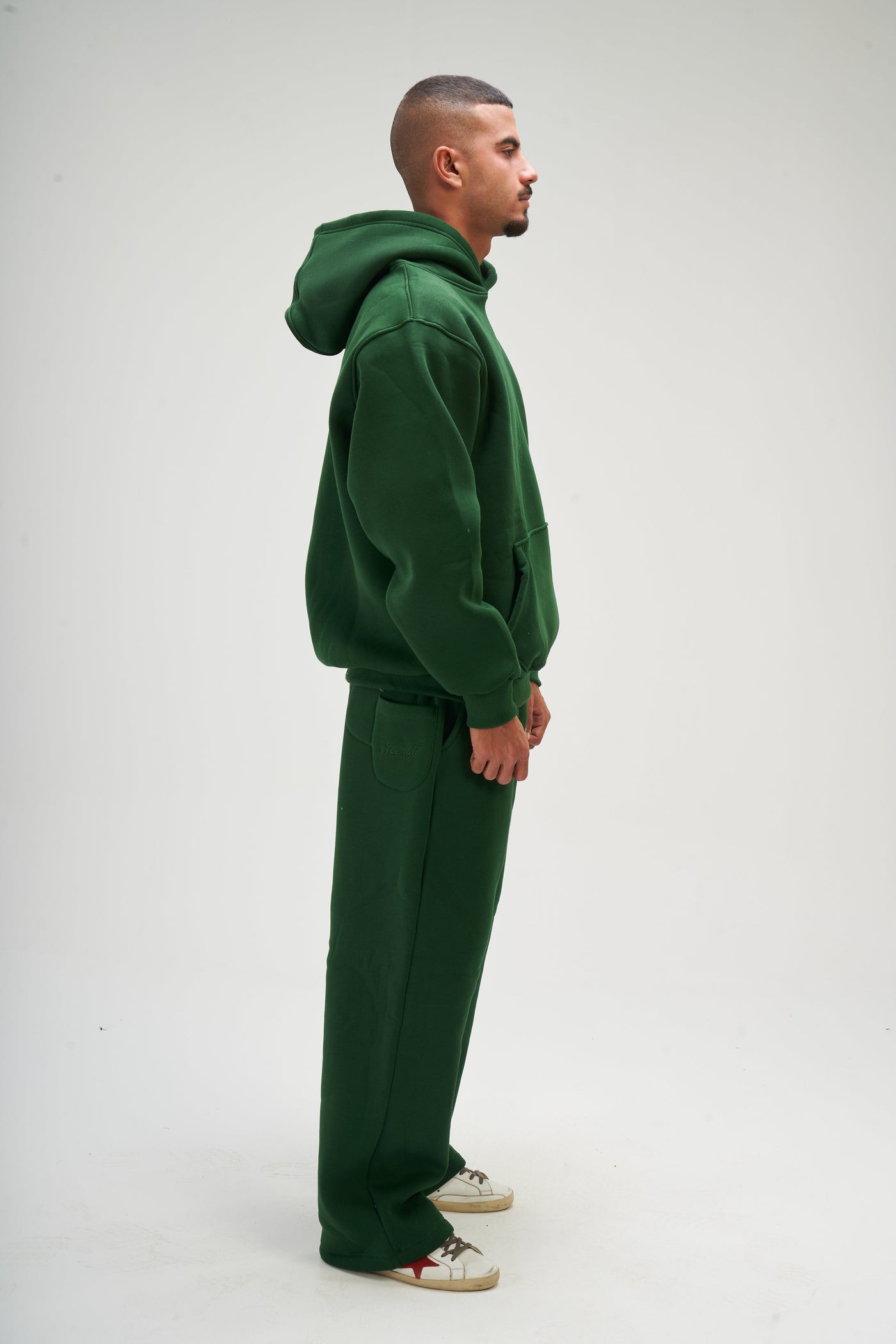 Green Basic Hoodie