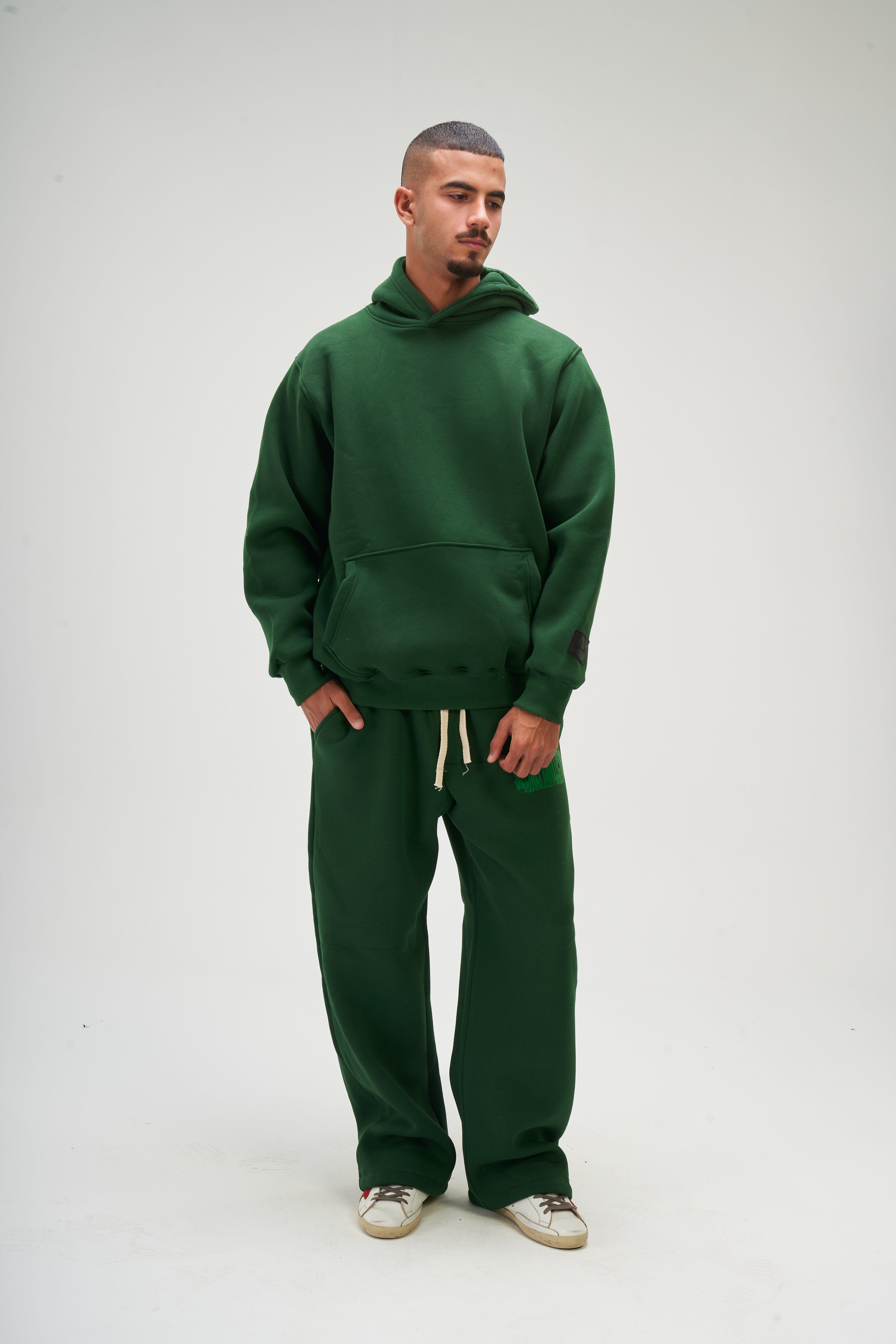 Men – Green Basic Hoodie – Seemly Essentials