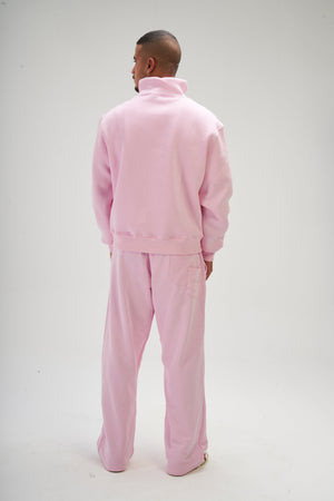 Men – Pink Q-Zip – Seemly Essentials
