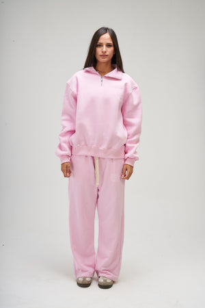 Women – Pink Q-Zip – Seemly Essentials