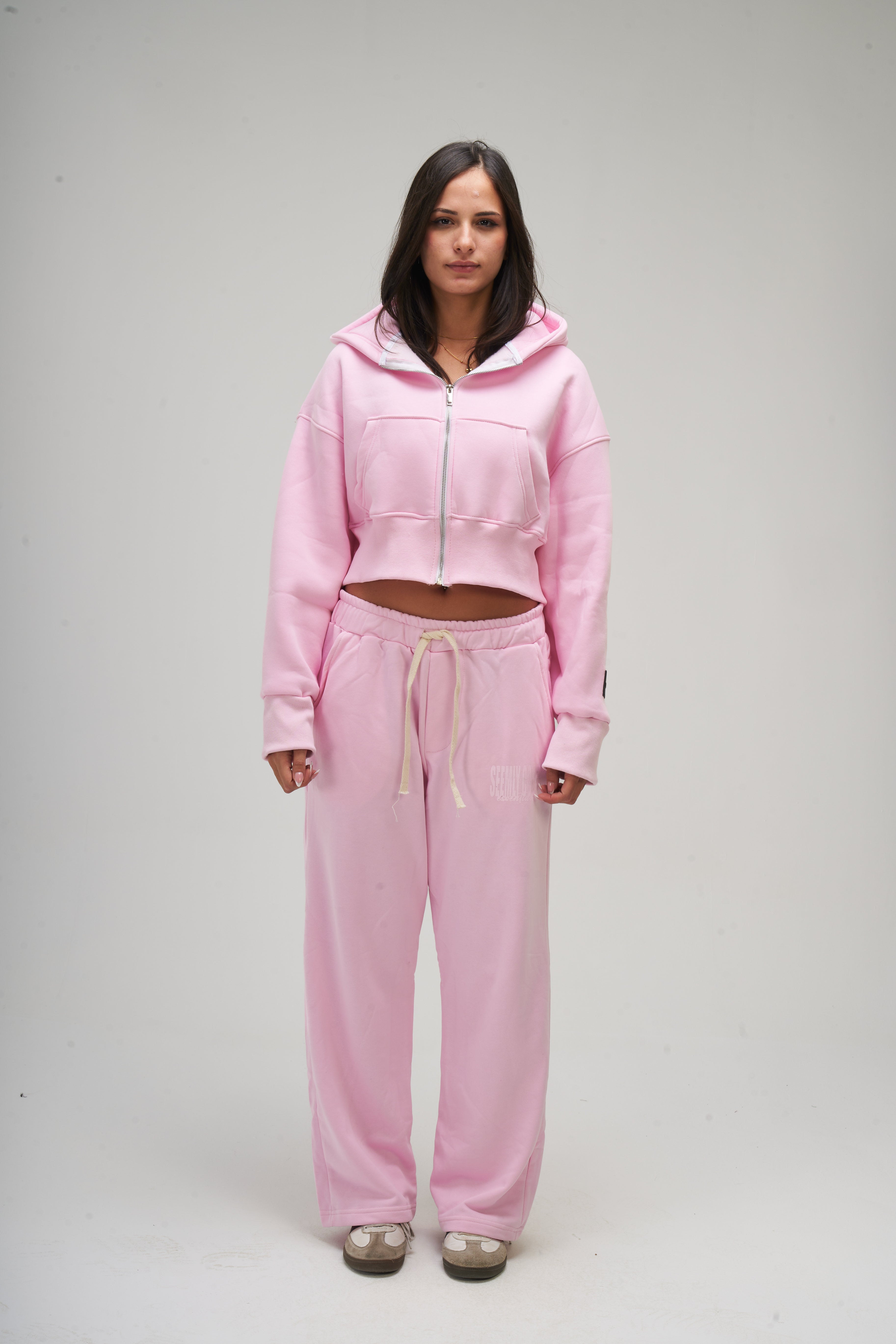 Women – Pink Baby Zip Up – Seemly Essentials
