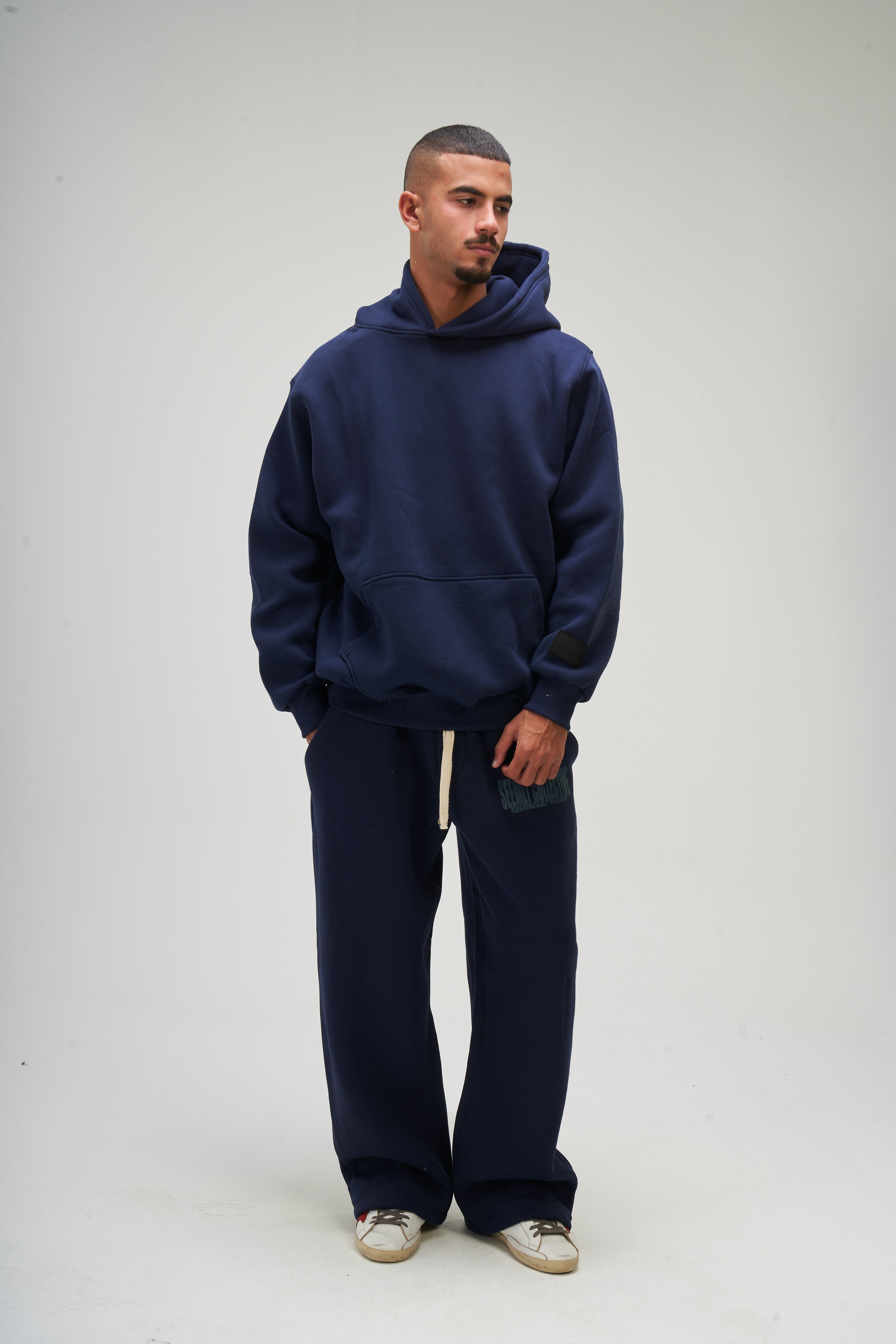 Men – Navy Basic Hoodie – Seemly Essentials