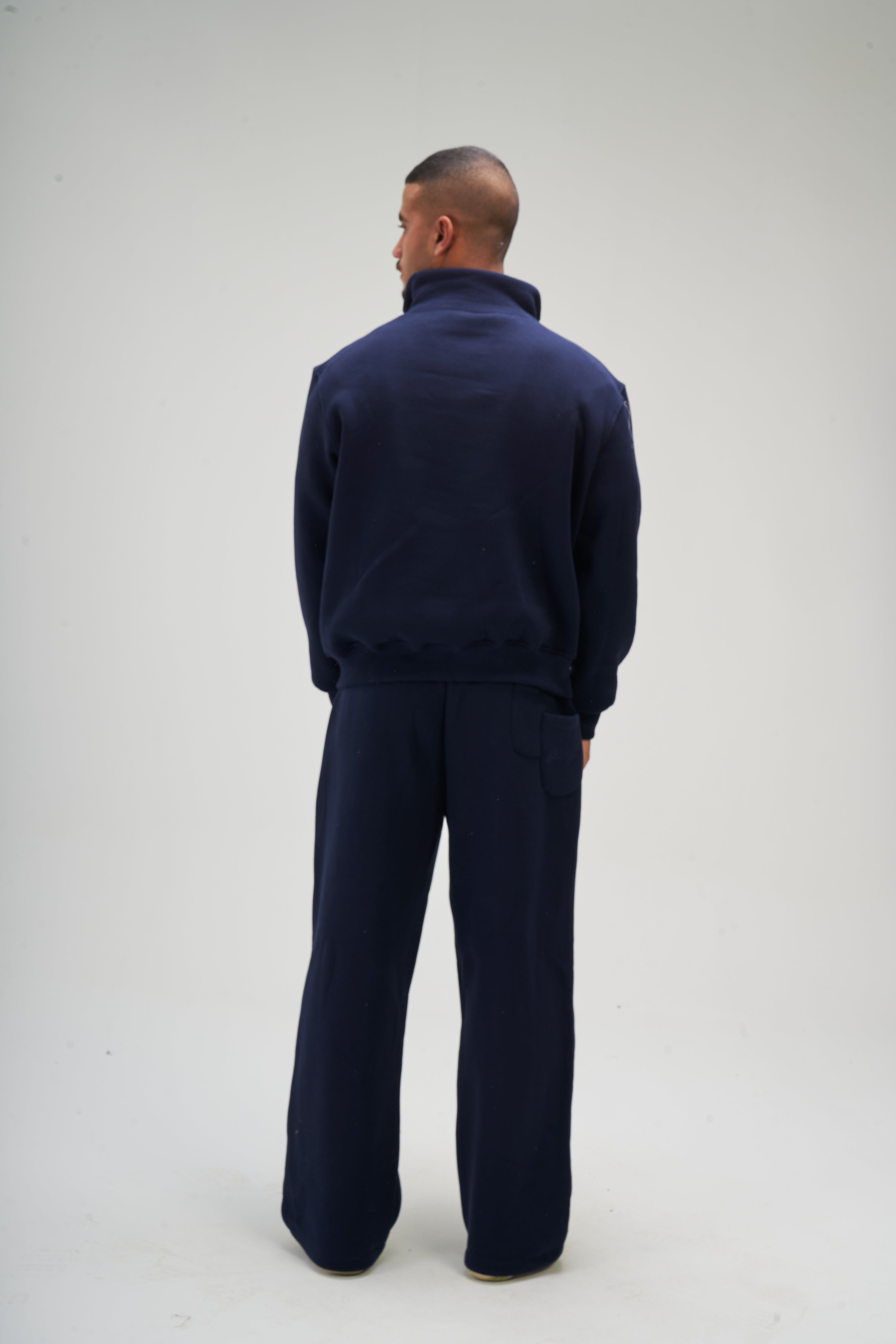Men – Navy Q-Zip – Seemly Essentials