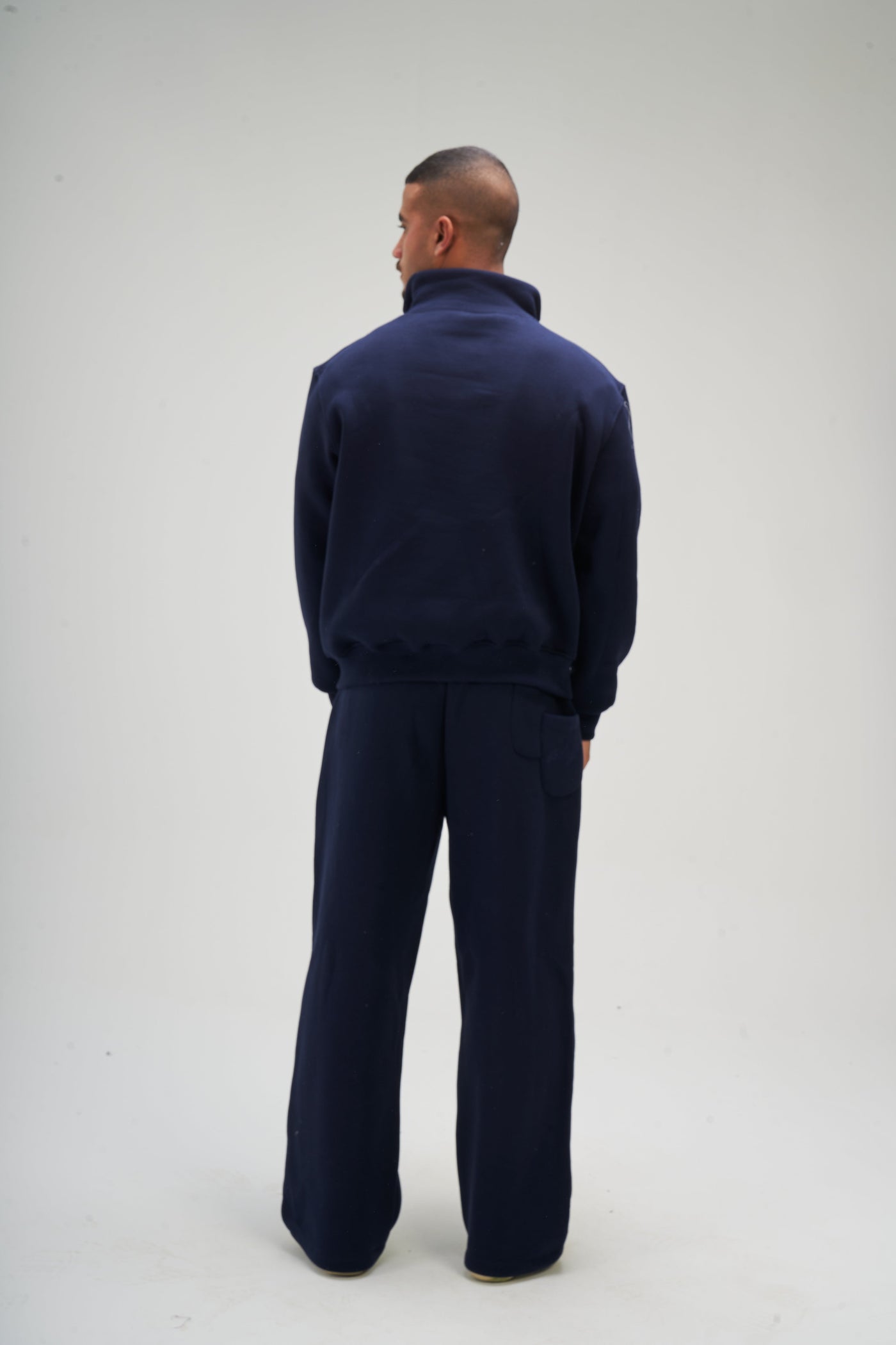 Winter Navy Blue Sweatpants
