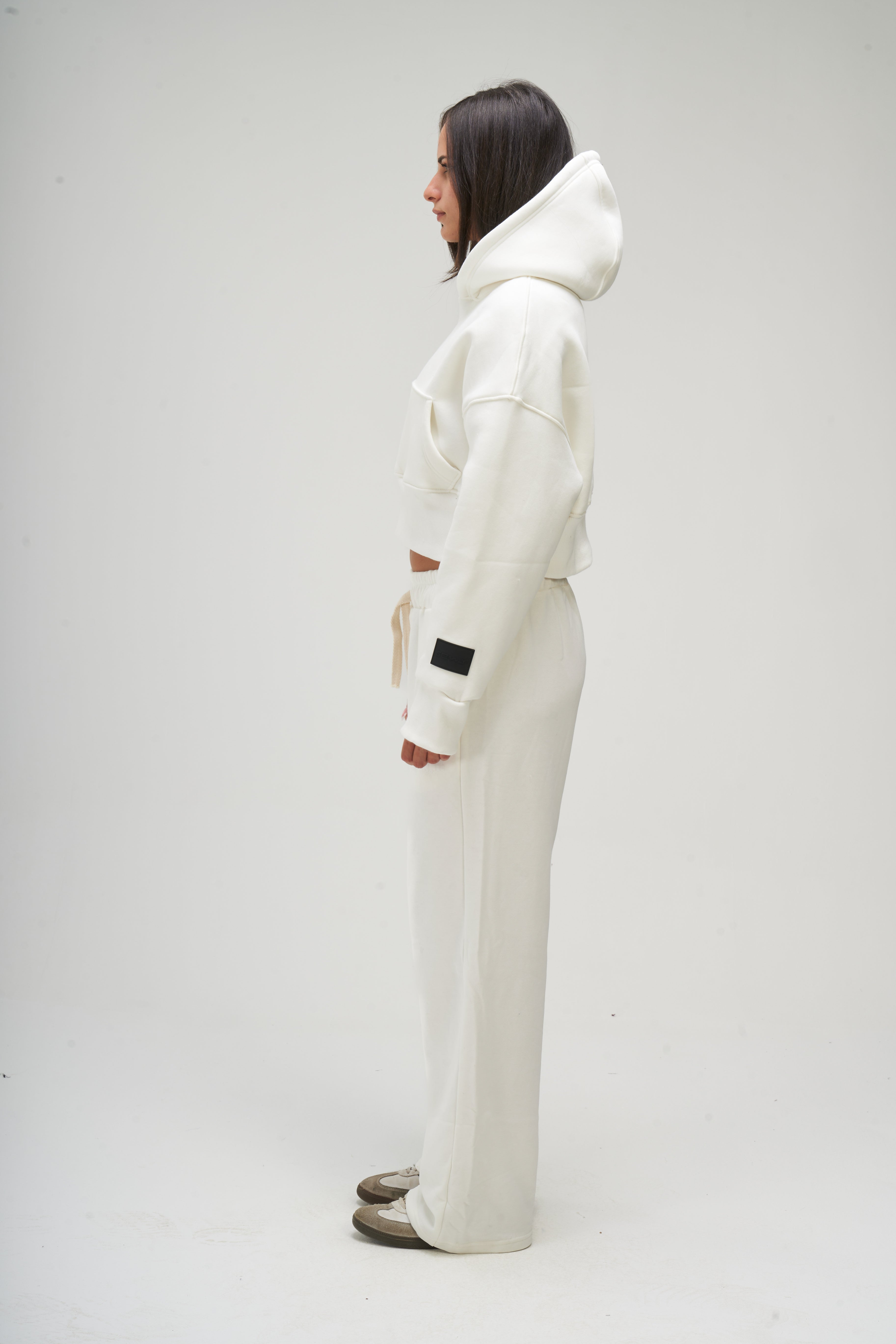 Women – White Baby Hoodie – Seemly Essentials