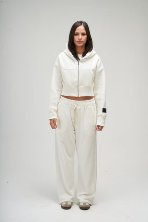 Women – White Baby Zip Up – Seemly Essentials