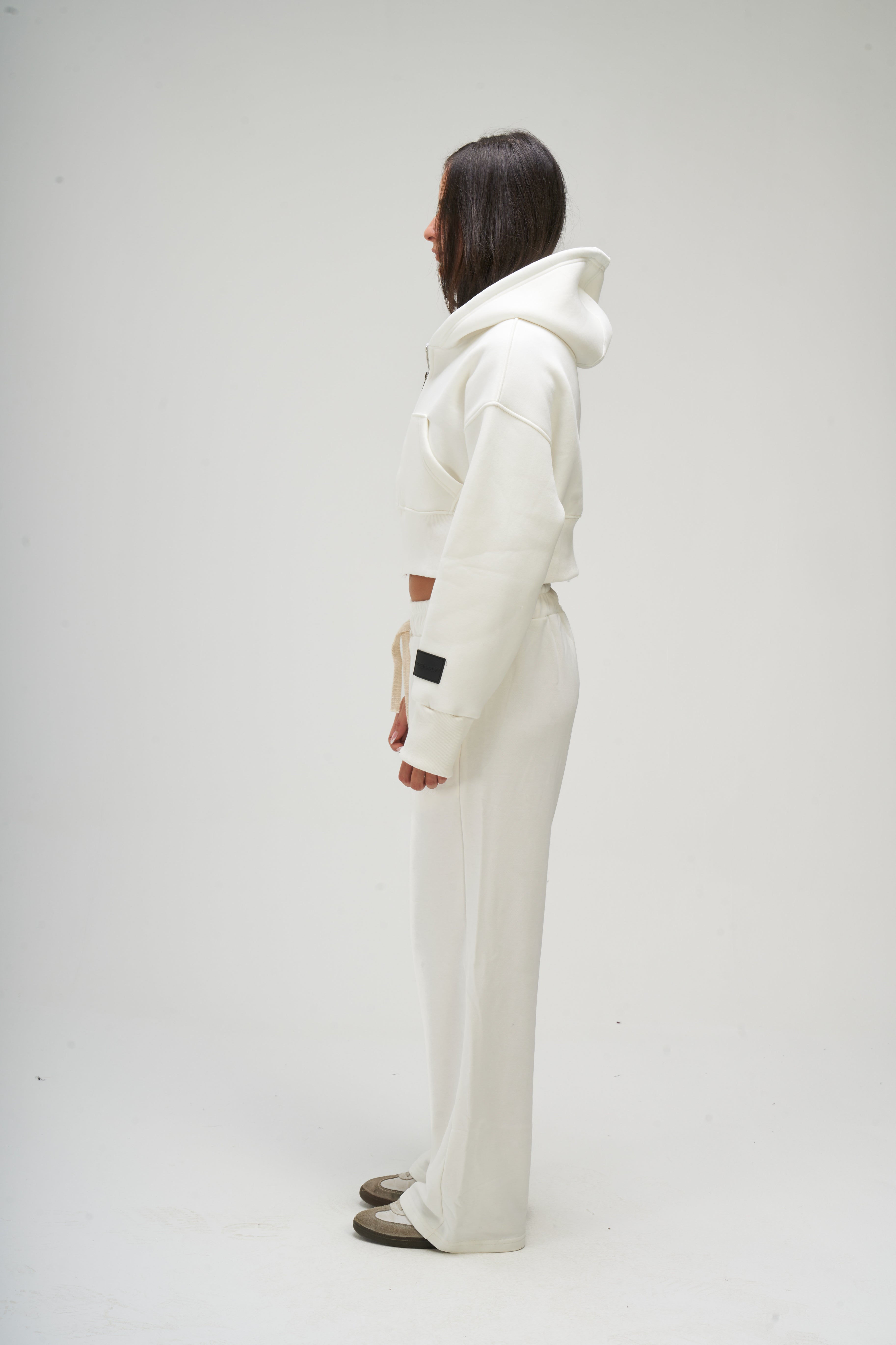 Women – White Baby Zip Up – Seemly Essentials
