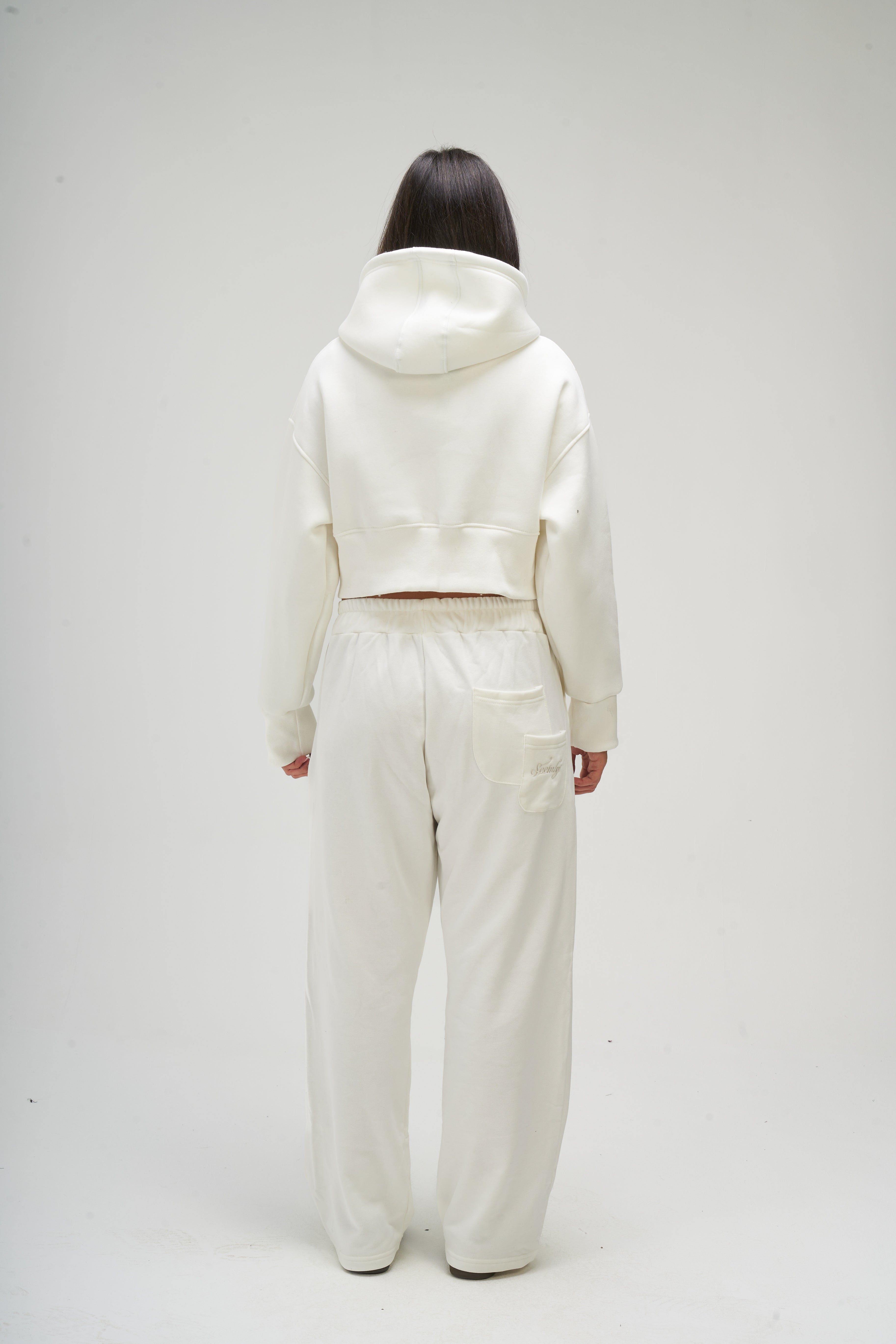 Women – White Baby Zip Up – Seemly Essentials